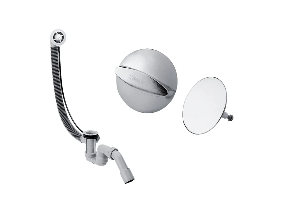 Corps encastré pour baignoire HANSGROHE standard + Set de finition Flexaplus, chrome