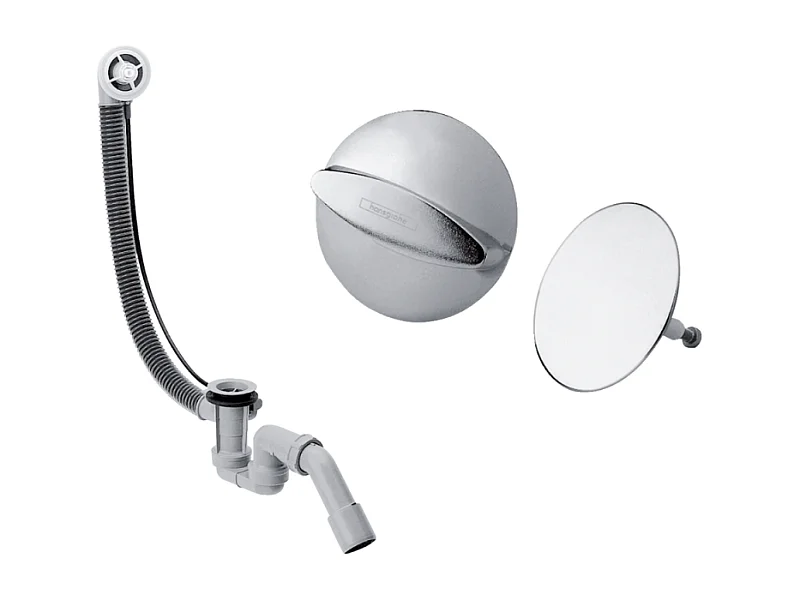 Corps encastré pour baignoire HANSGROHE standard + Set de finition Flexaplus, chrome