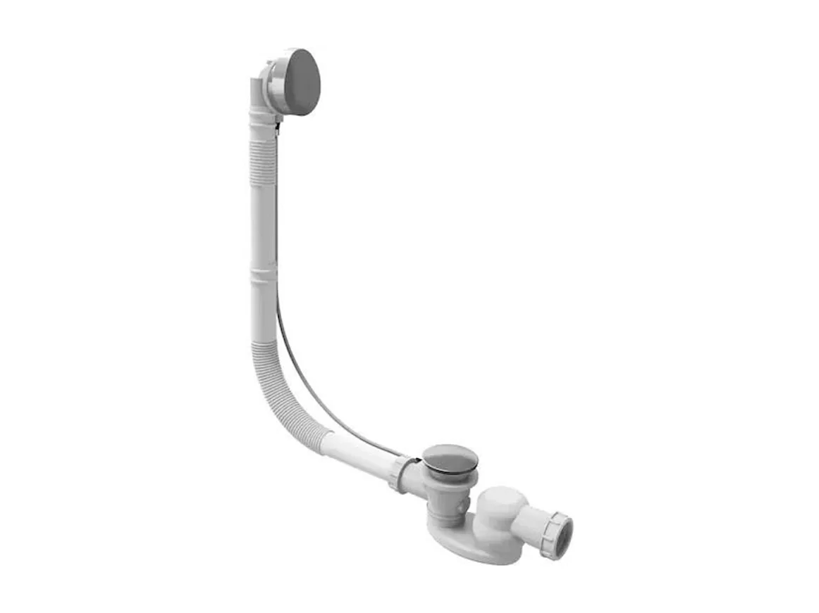 Jacob Delafon Vidage pour baignoire extra-plat chromé