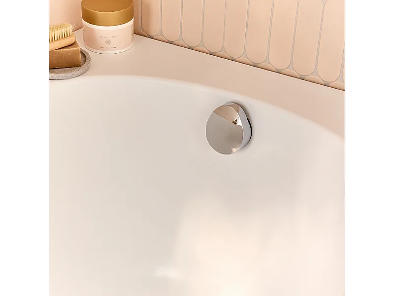 Jacob Delafon Vidage pour baignoire extra-plat chromé