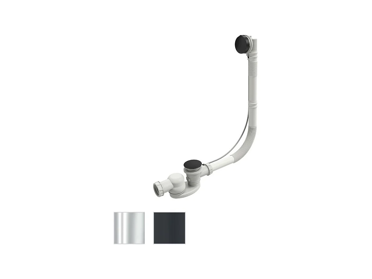 Vidage extra plat JACOB DELAFON Noir mat