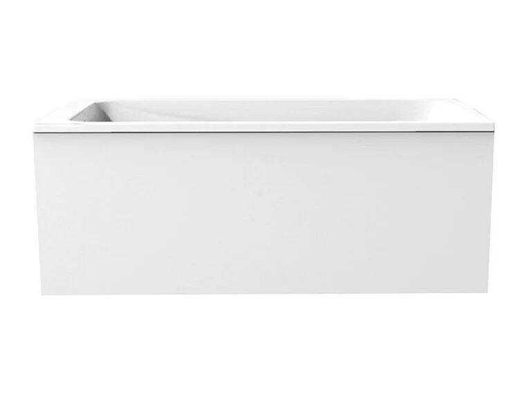 Tablier frontal universel JACOB DELAFON pour baignoire rectangulaire installation en niche blanc brillant