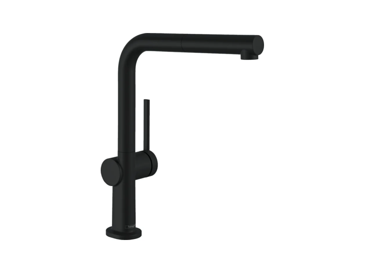 Robinet de cuisine avec douchette HANSGROHE Talis M54 270 noir mat