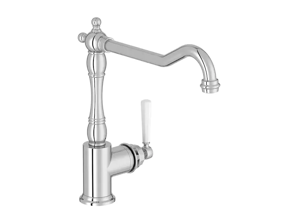 Mitigeur cuisine JACOB DELAFON Cleo, Bec haut, chrome