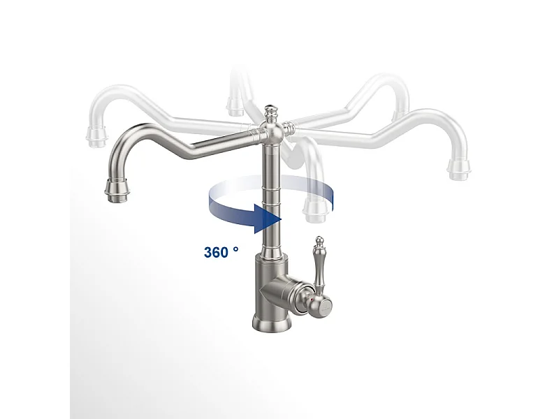 Robinet cuisine VILLEROY ET BOCH Avia 2.0 Bronze