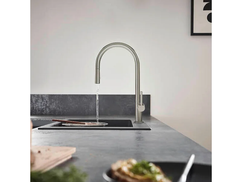 Robinet de cuisine avec douchette HANSGROHE Talis M54 210 chromé