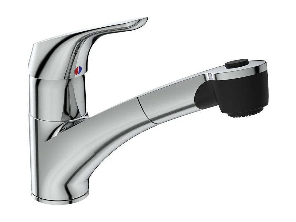 Robinet de cuisine IDEAL STANDARD Cerasprint douchette extractible chrome + Nettoyant