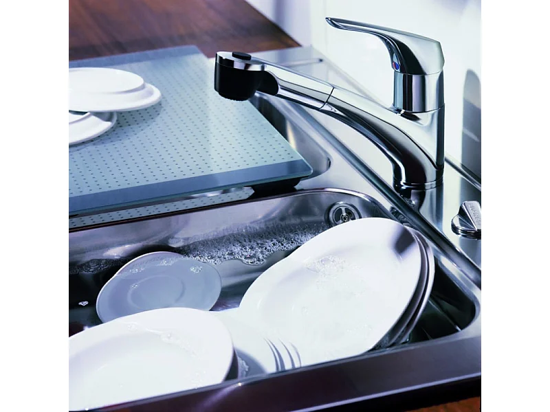 Robinet de cuisine IDEAL STANDARD Cerasprint douchette extractible chrome + Nettoyant