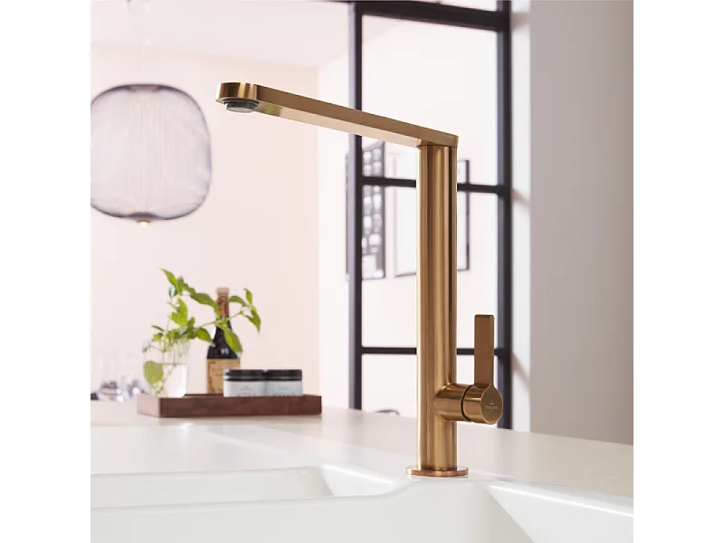 Robinet cuisine VILLEROY ET BOCH Finera bronze