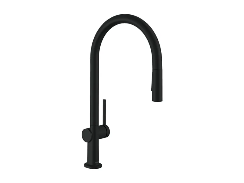 Grifo de cocina con ducha HANSGROHE Talis M54 210 sBox 2 chorros negro mate