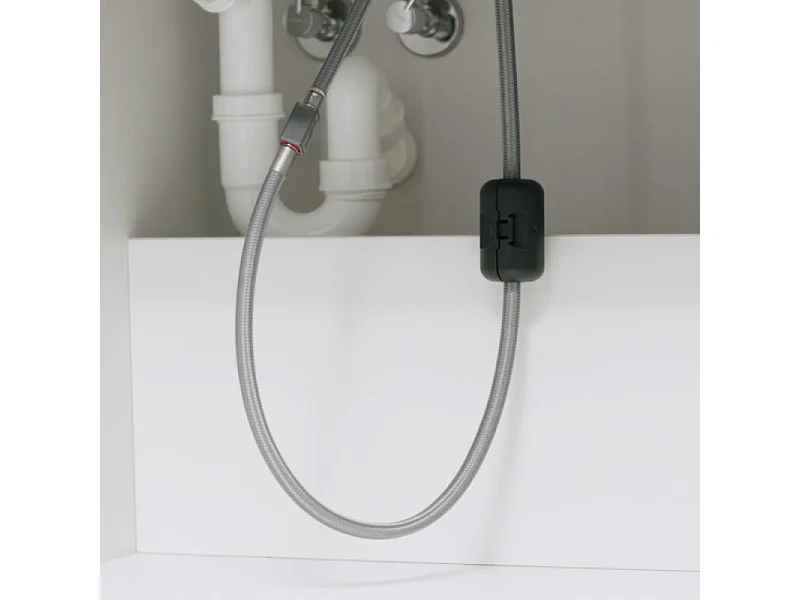 Robinet de cuisine avec douchette HANSGROHE Zesis M33 150 2 jets aspect acier inox