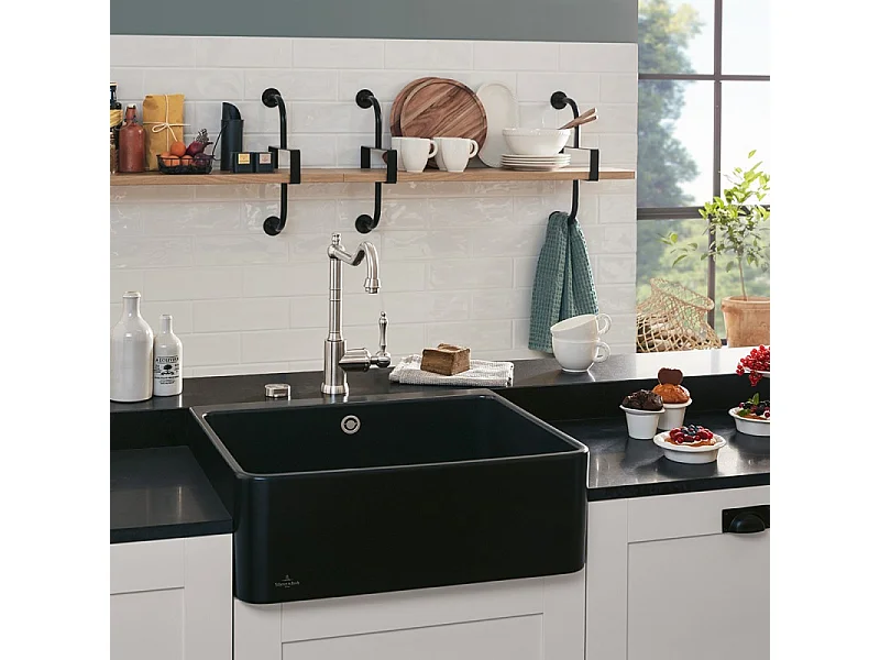 Robinet cuisine VILLEROY ET BOCH Avia 2.0 Acier massif + nettoyant