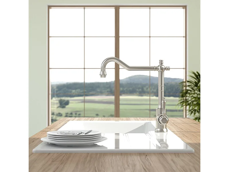 Robinet cuisine VILLEROY ET BOCH Avia 2.0 Acier massif + nettoyant