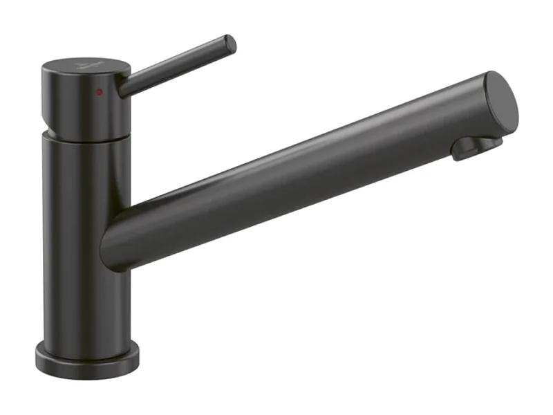 VILLEROY ET BOCH Grifo de cocina plegable Como ventana antracita