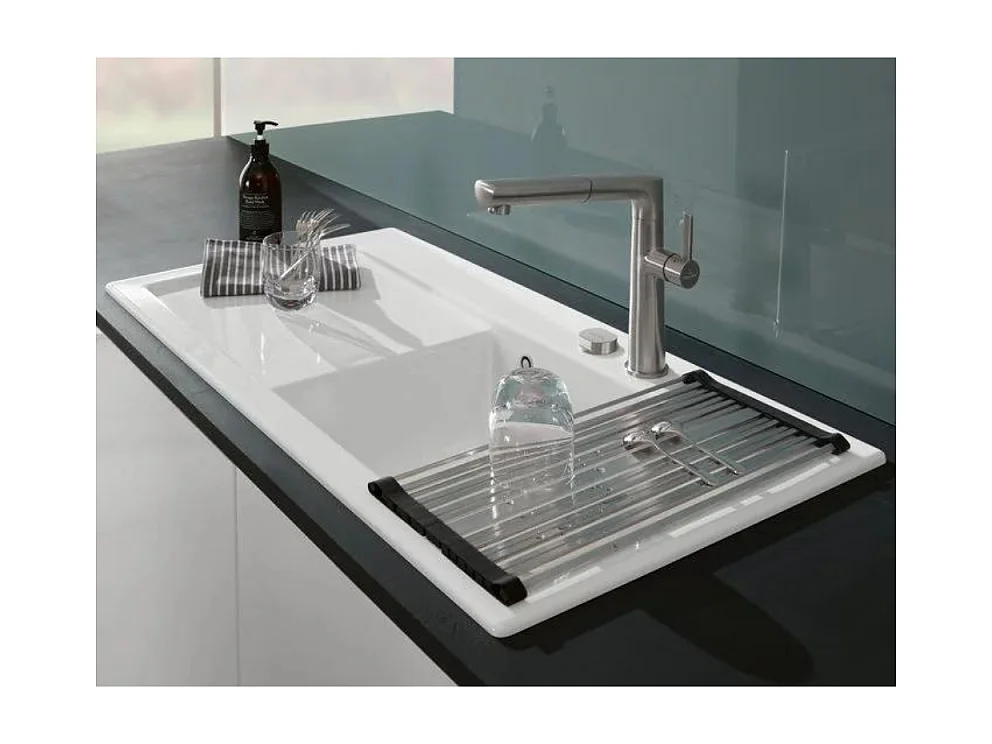 Egouttoir déroulable VILLEROY ET BOCH pour évier