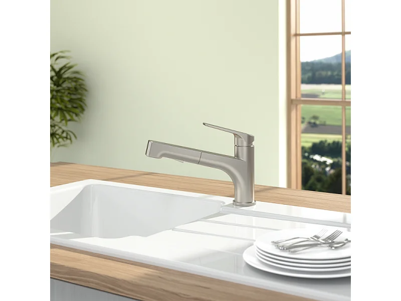 Robinet cuisine VILLEROY ET BOCH Junis Shower