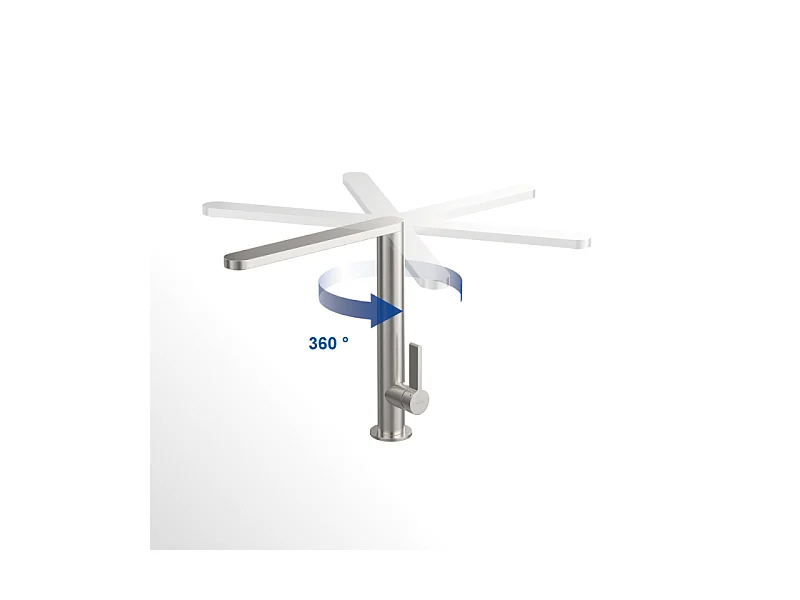 Robinet cuisine VILLEROY ET BOCH Finera or mat