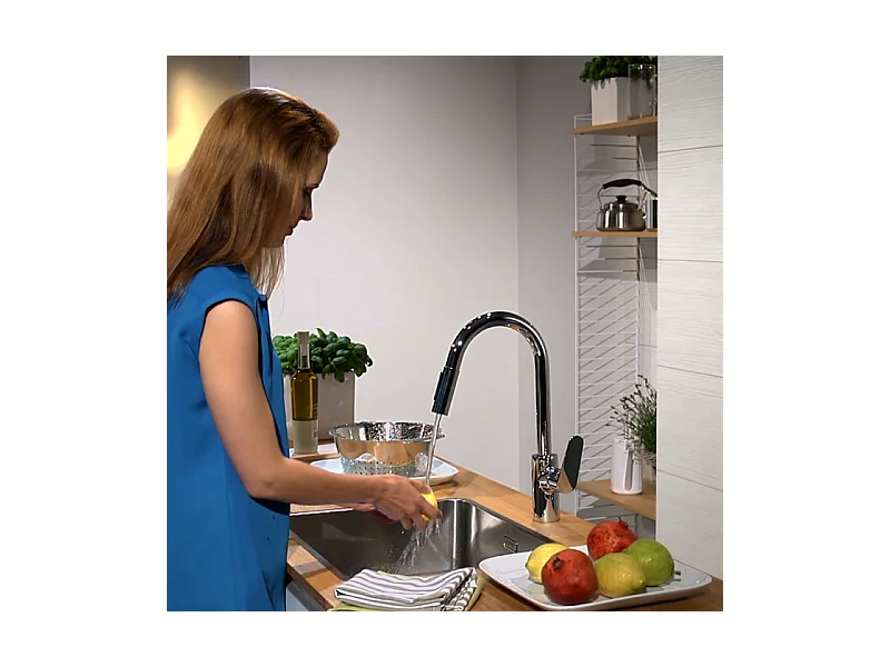 Grifo de cocina con HANSGROHE Focus M41 240 chorro cromado de 2 chorros