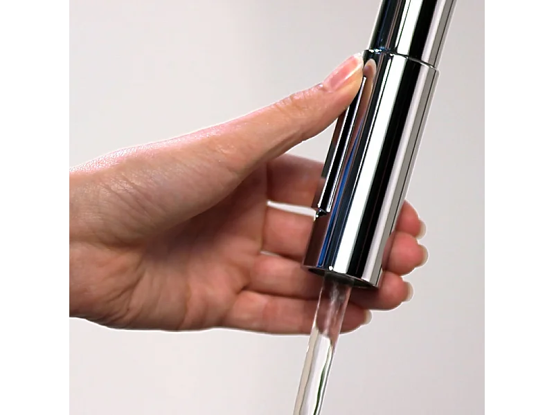 Robinet de cuisine avec douchette HANSGROHE Focus M41 240 2 jets chromé