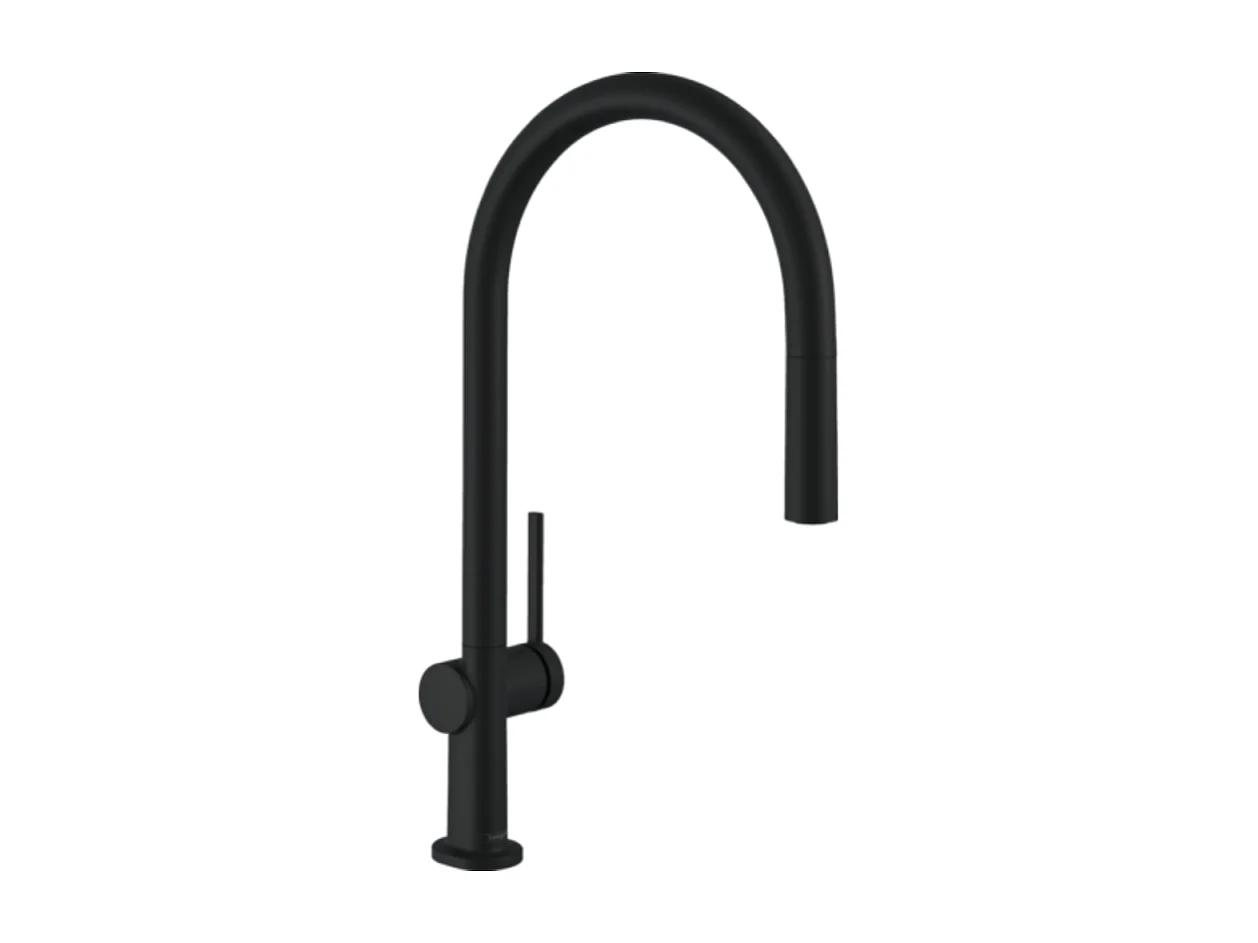 Robinet de cuisine avec douchette HANSGROHE Talis M54 210 sBox noir mat