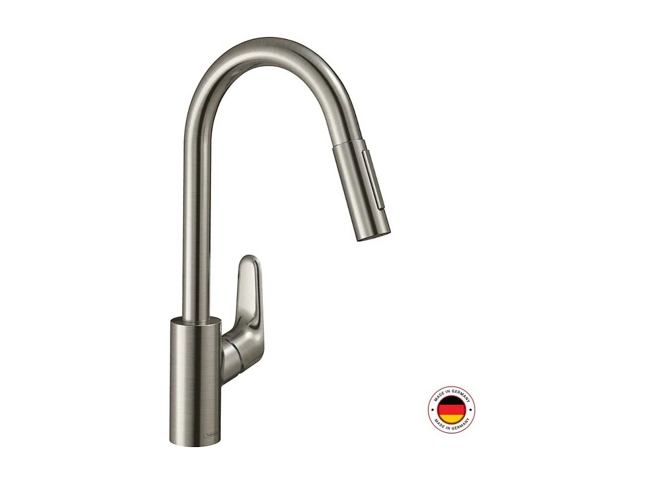 Robinet de cuisine avec douchette HANSGROHE Focus M41 240 sBox 2 jets chromé