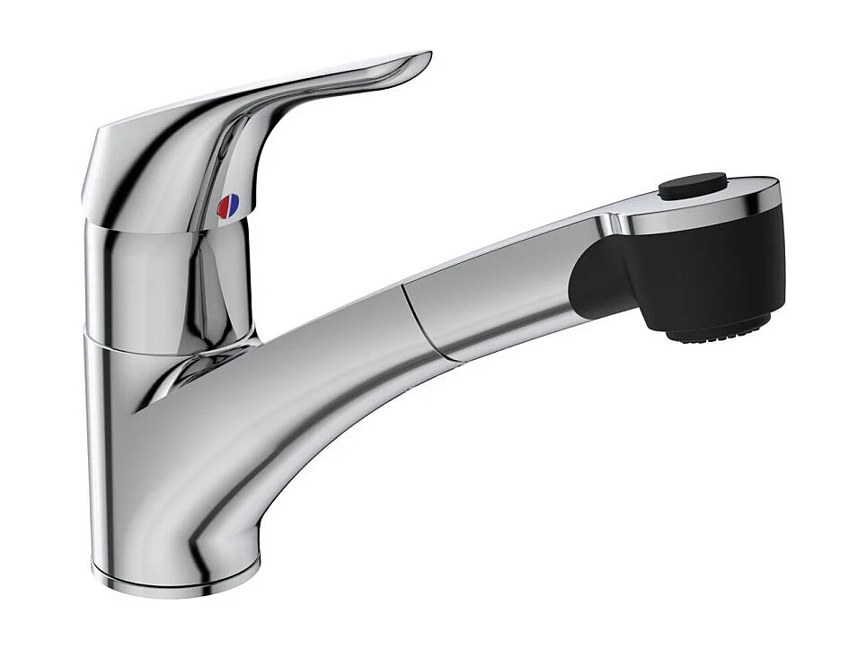 Robinet de cuisine IDEAL STANDARD Cerasprint douchette extractible chrome