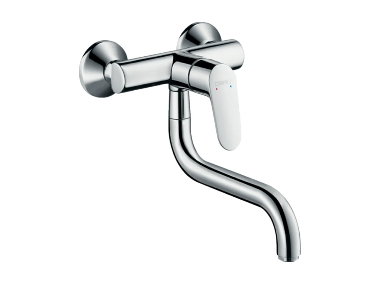 HANSGROHE Focus M41 grifo de cocina de pared cromado