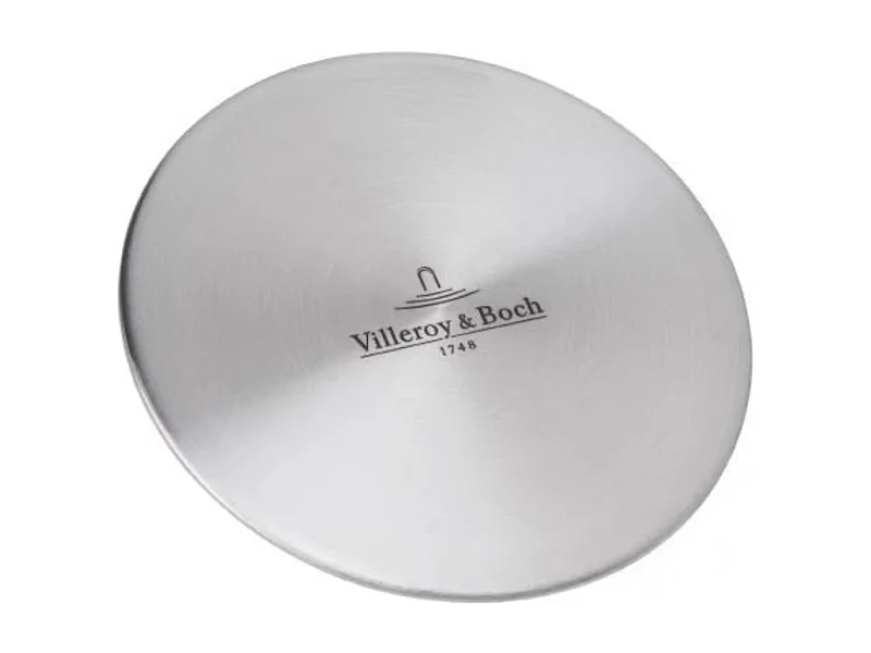 Cache bonde evier VILLEROY ET BOCH acier inoxydable massif