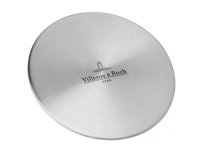 Cache bonde evier VILLEROY ET BOCH acier inoxydable massif