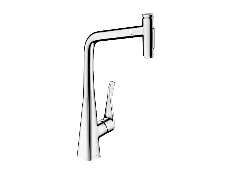 Robinet de cuisine avec douchette HANSGROHE Metris Select M71 320 2 jets chromé