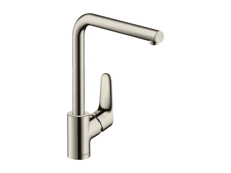 Robinet de cuisine HANSGROHE Focus M41 280 aspect acier inox