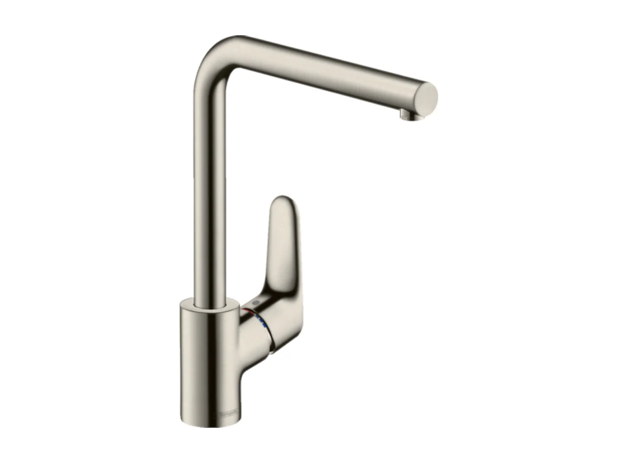Robinet de cuisine HANSGROHE Focus M41 280 aspect acier inox