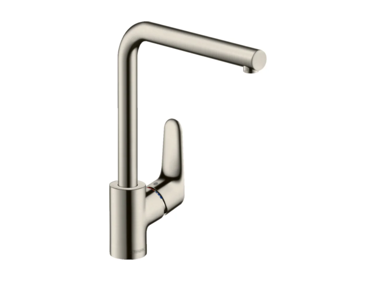 Robinet de cuisine HANSGROHE Focus M41 280 aspect acier inox