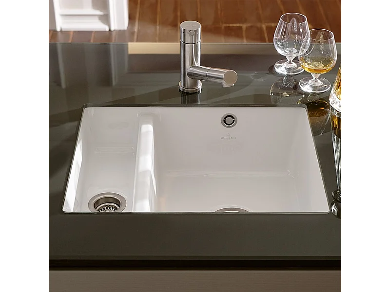 VILLEROY ET BOCH Grifo de cocina Como Acero macizo