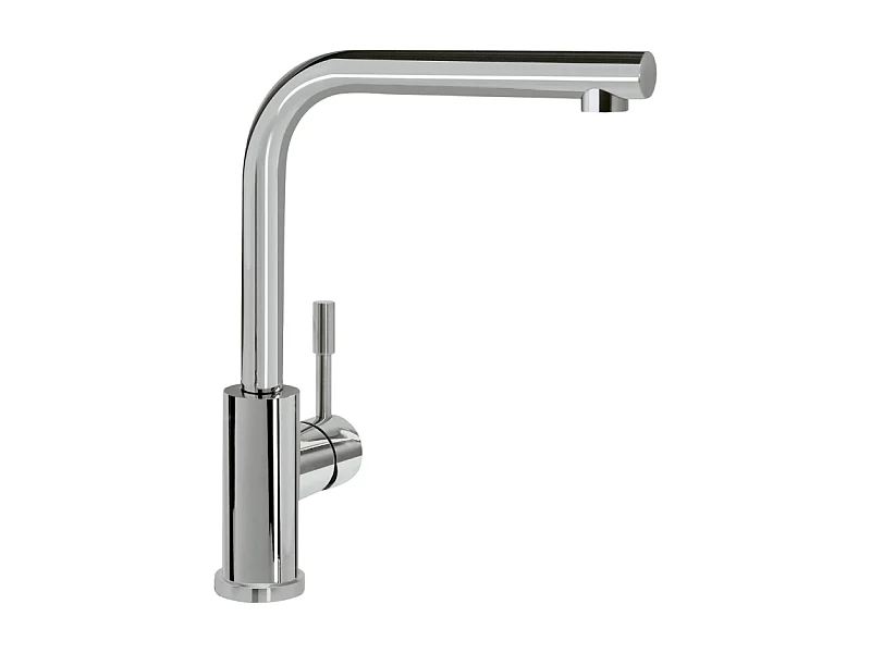 Robinet cuisine VILLEROY ET BOCH Modern Steel acier massif poli