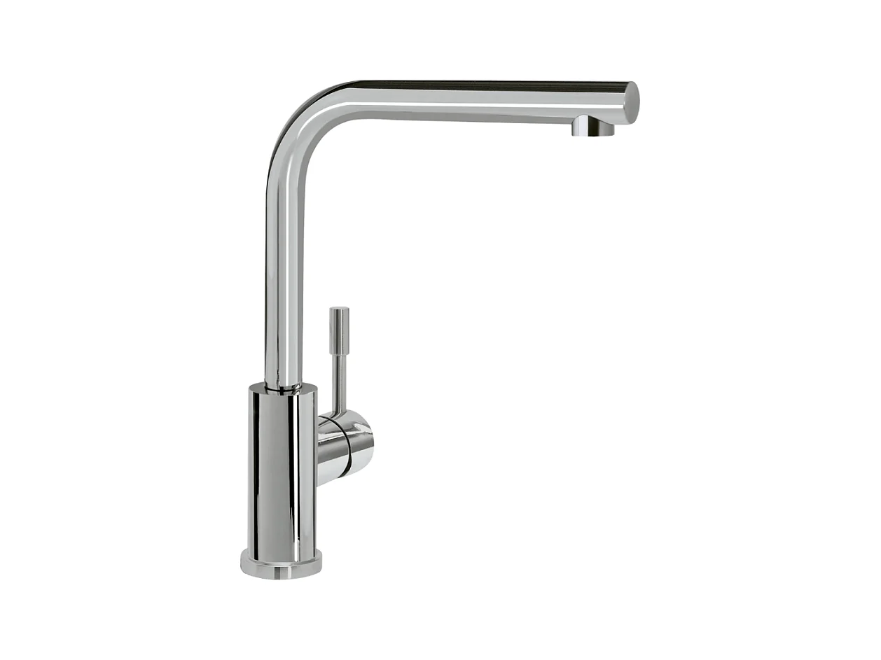 Robinet cuisine VILLEROY ET BOCH Modern Steel acier massif poli