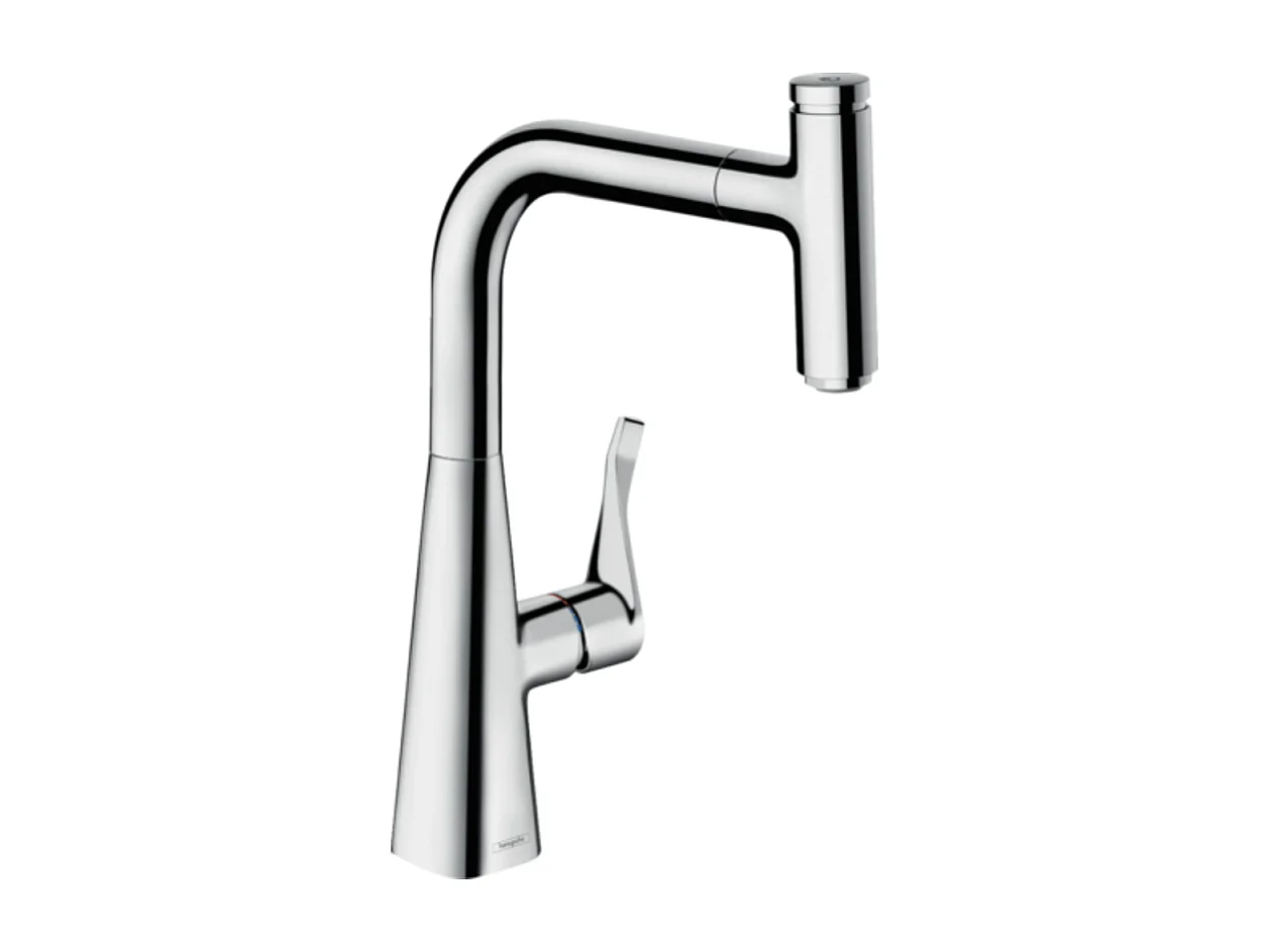 Robinet de cuisine avec douchette HANSGROHE Metris Select M71 240 chromé