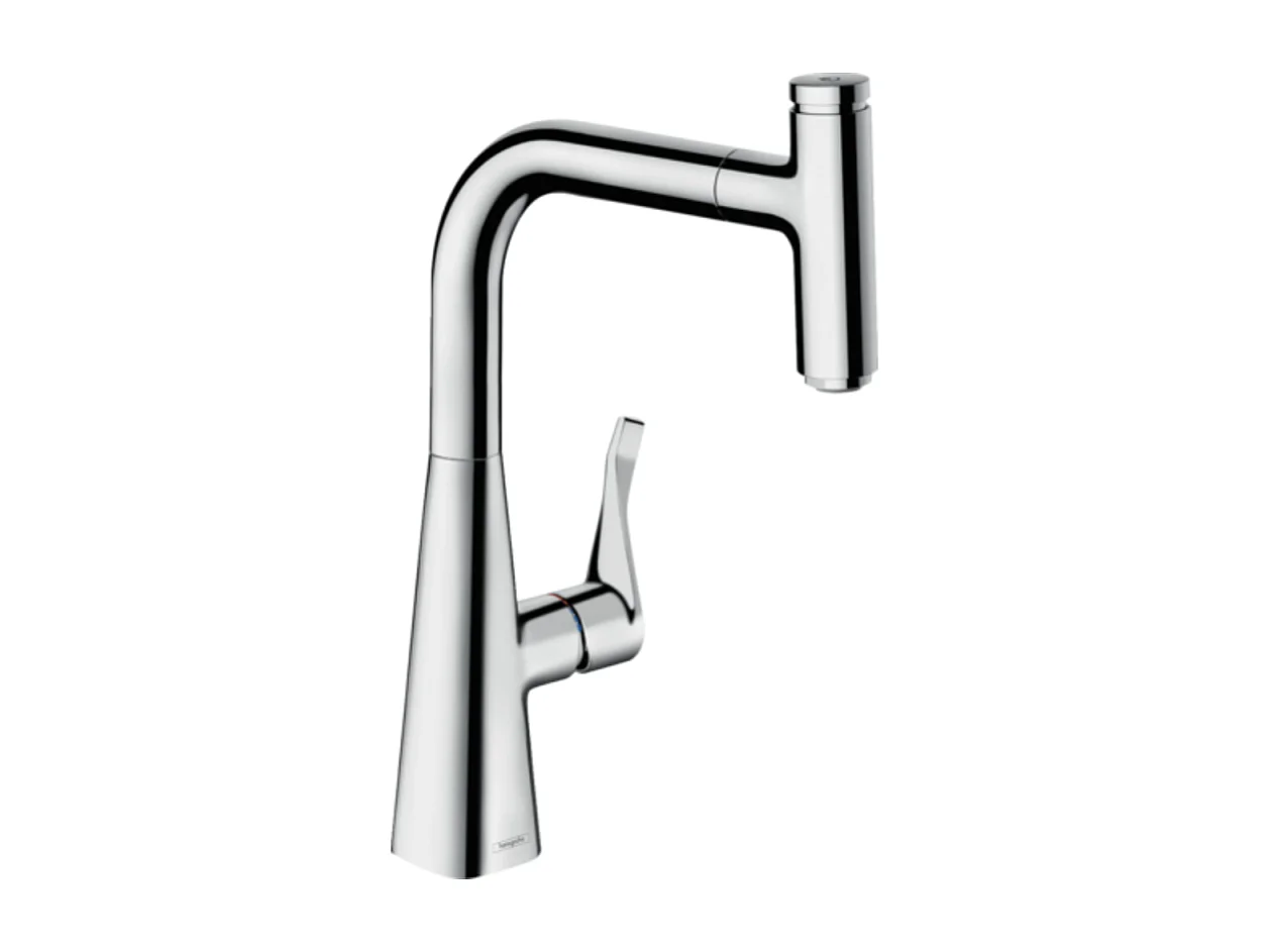 Robinet de cuisine avec douchette HANSGROHE Metris Select M71 240 chromé