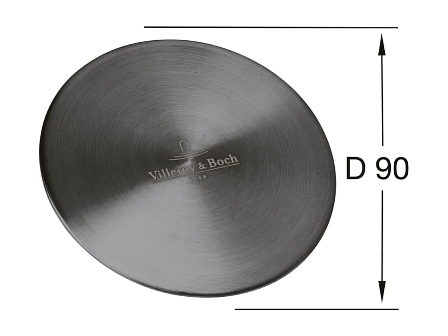 Cache bonde evier VILLEROY ET BOCH Anthracite