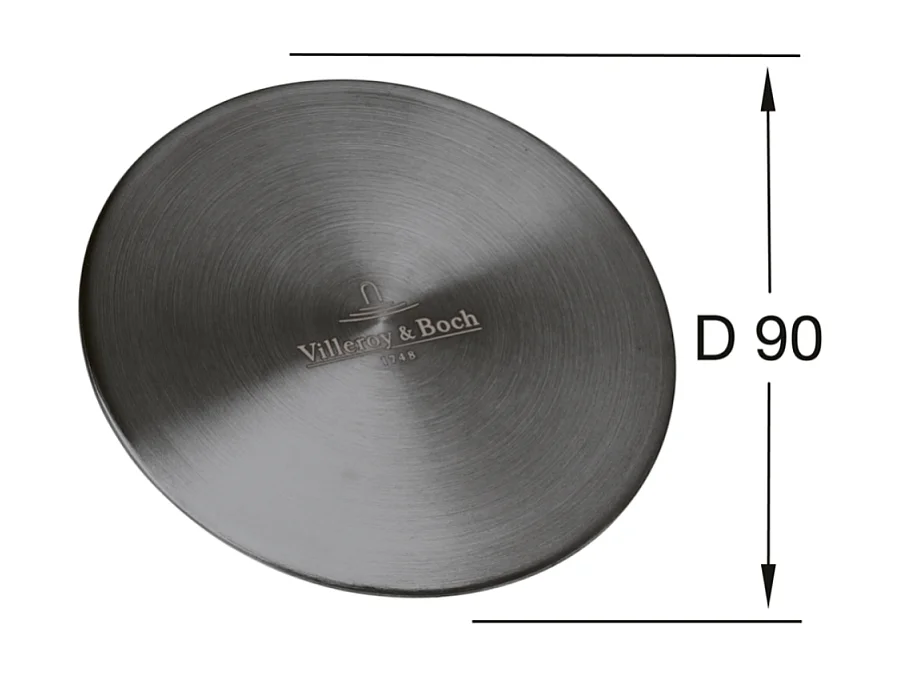 Cache bonde evier VILLEROY ET BOCH Anthracite