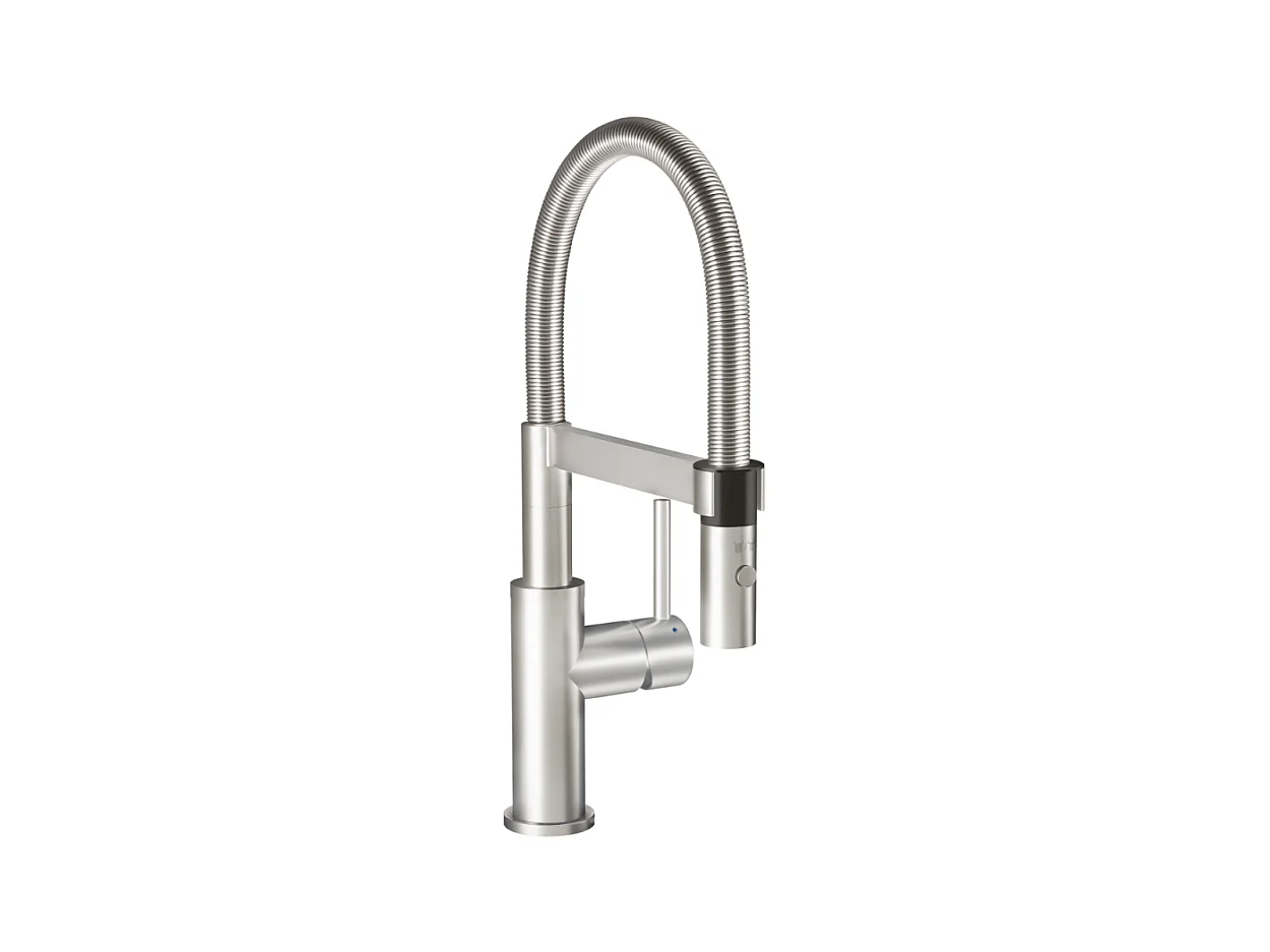Robinet cuisine VILLEROY ET BOCH Steel expert compact acier massif