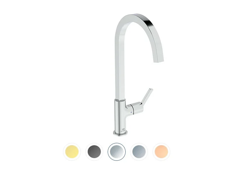 Robinet de cuisine IDEAL STANDARD Gusto carre chrome + Nettoyant