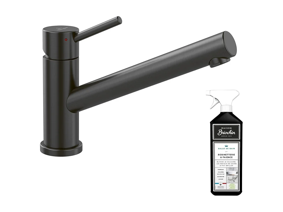 Robinet cuisine rabattable VILLEROY ET BOCH Como window acier massif + nettoyant