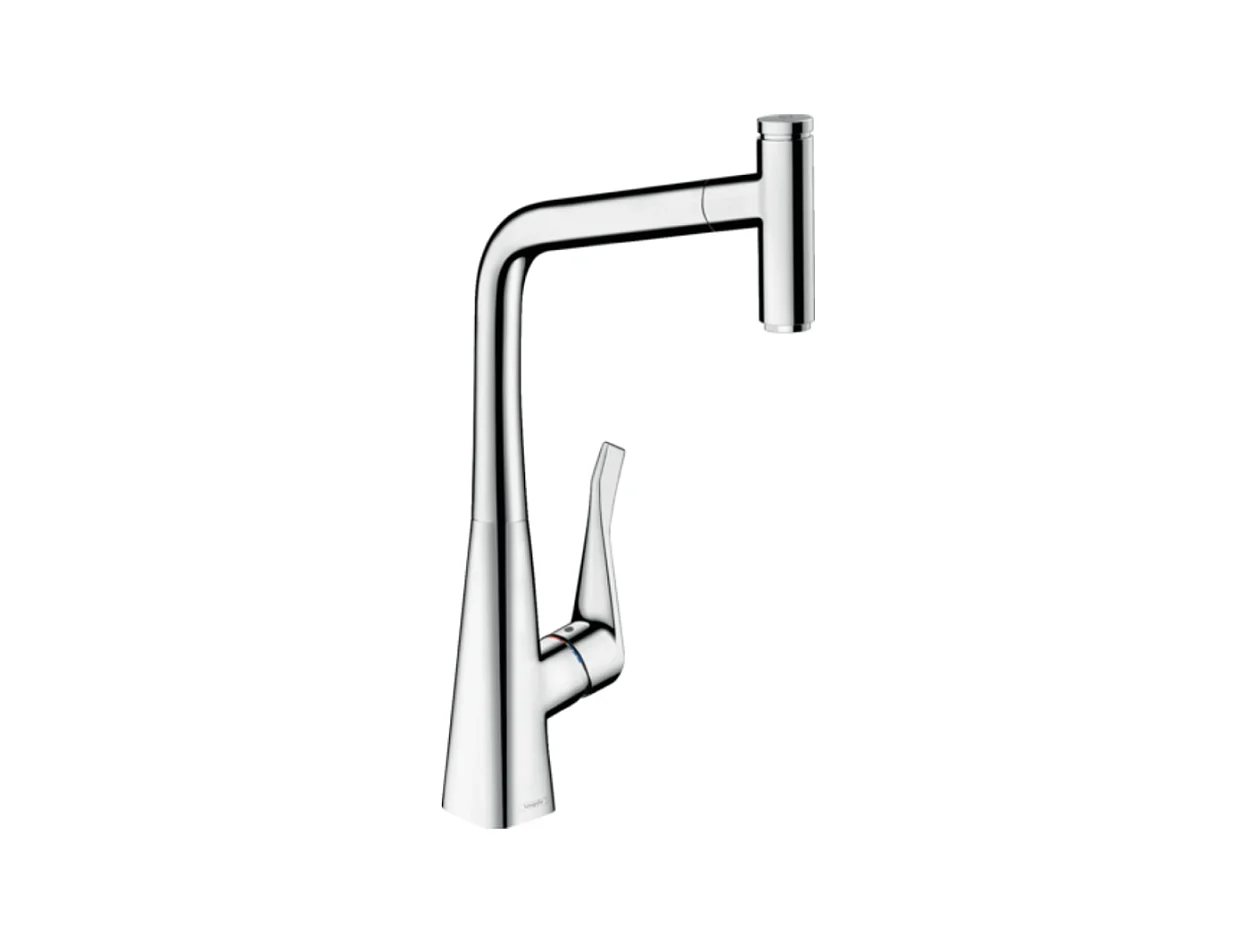 Robinet de cuisine avec douchette HANSGROHE Metris Select M71 320 chromé