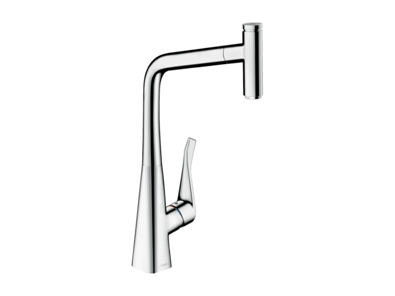 Robinet de cuisine avec douchette HANSGROHE Metris Select M71 320 chromé