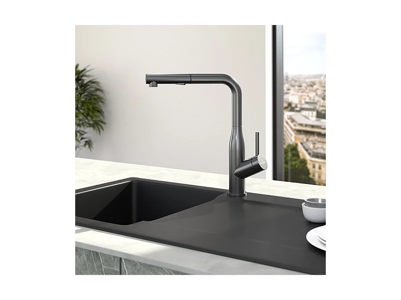 Robinet cuisine VILLEROY ET BOCH Subway Style Shower anthracite