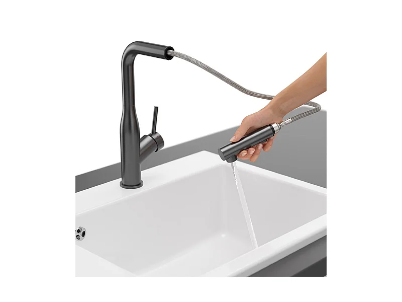 Robinet cuisine VILLEROY ET BOCH Subway Style Shower anthracite