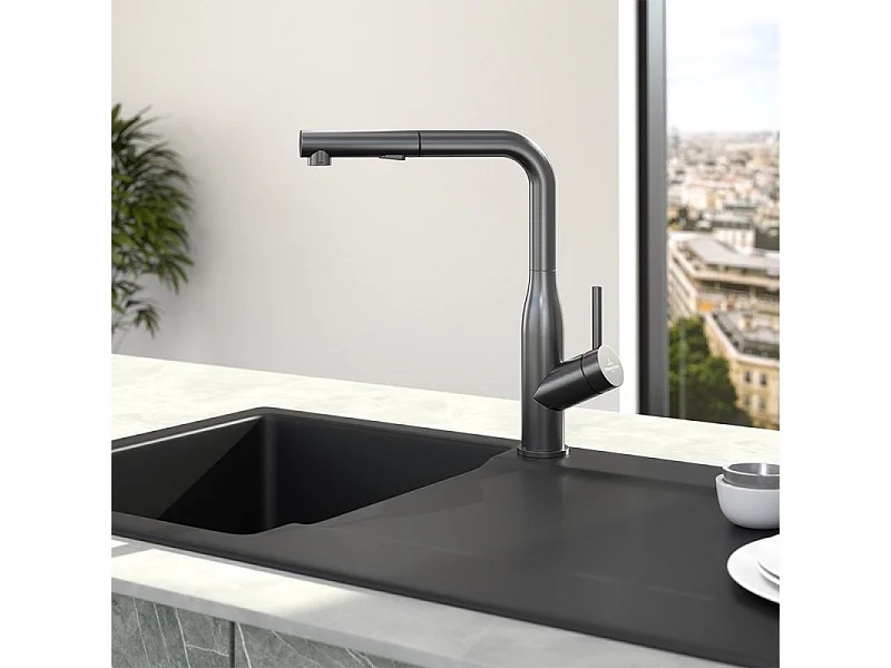 Robinet cuisine VILLEROY ET BOCH Subway Style Shower anthracite