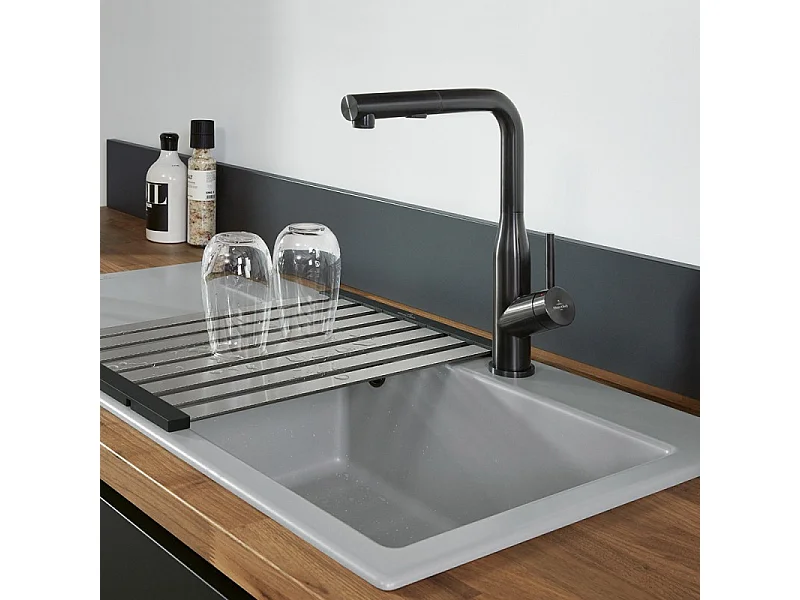 Robinet cuisine VILLEROY ET BOCH Subway Style Shower anthracite