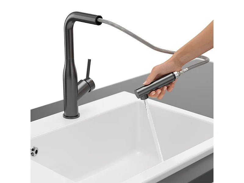 Robinet cuisine VILLEROY ET BOCH Subway Style Shower anthracite